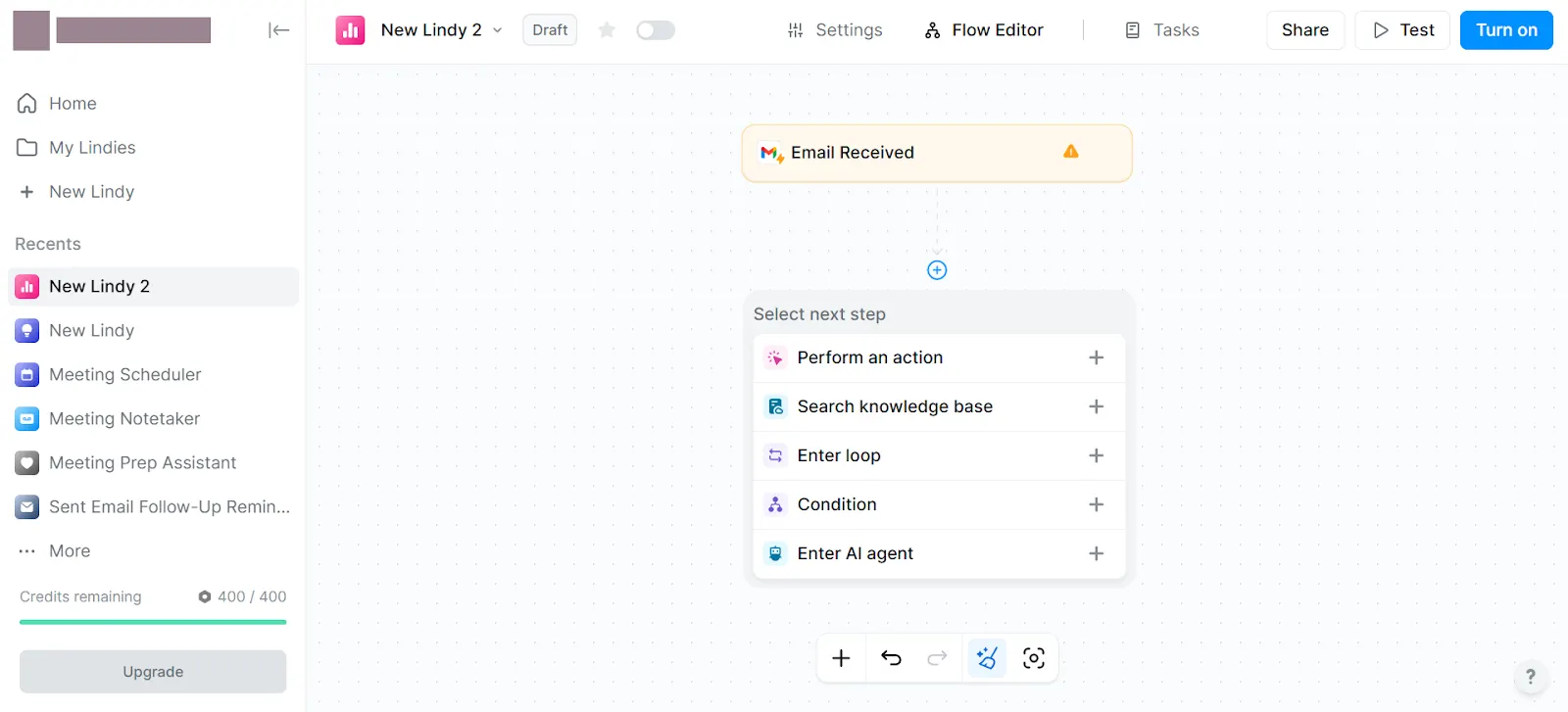 Lindy template-driven AI assistant builder for email, meetings, and CRM workflows