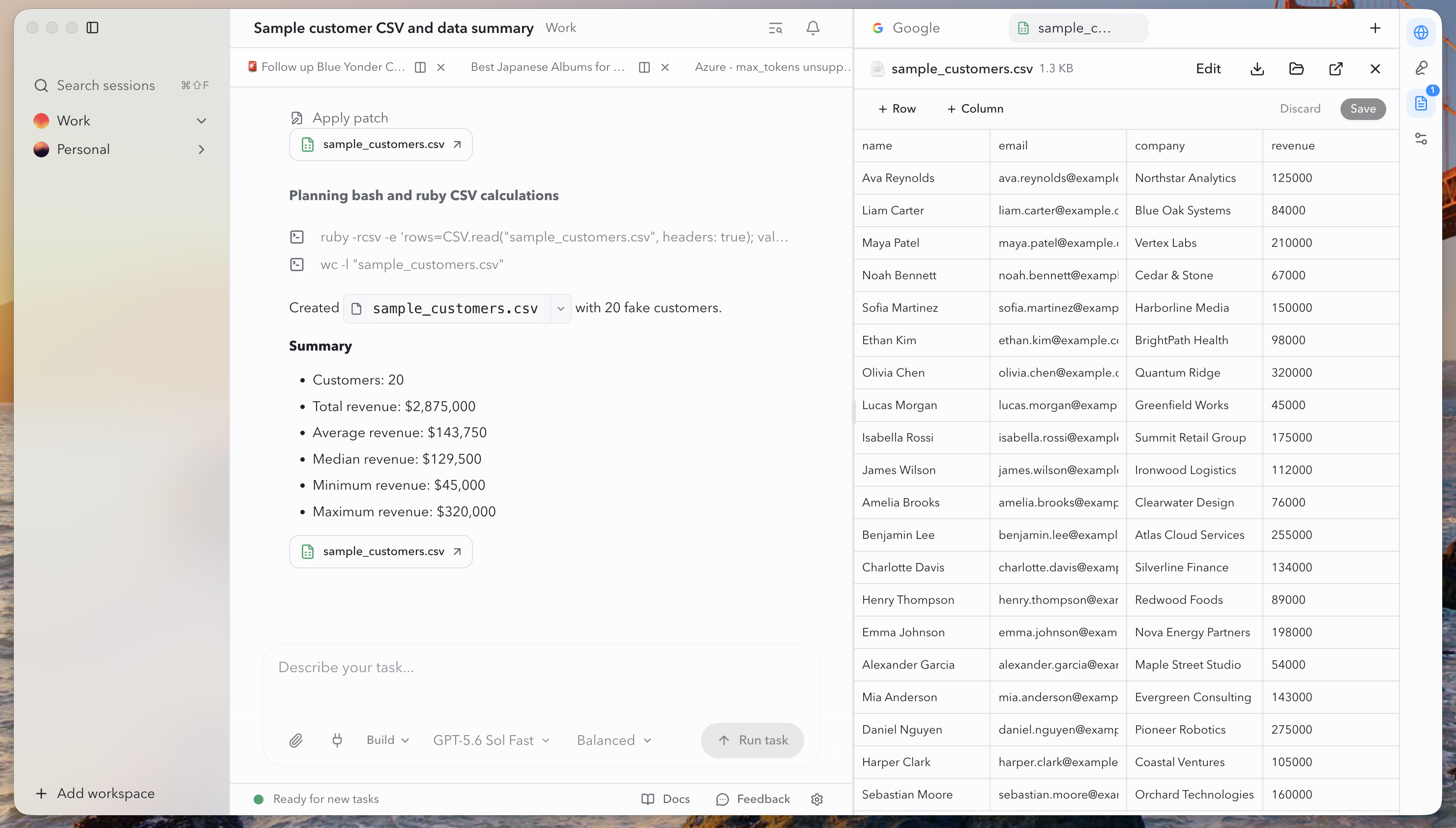 OpenWork desktop workspace